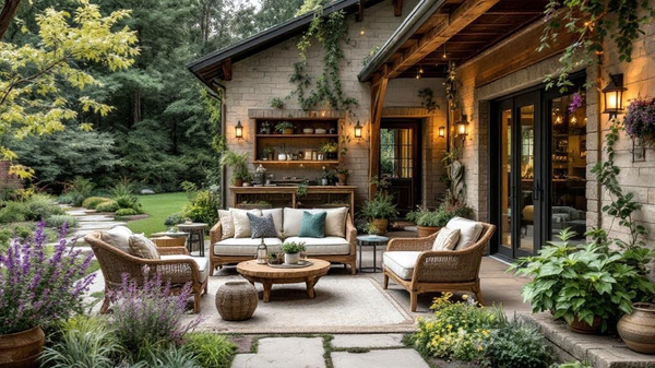 Rustic Garden interior design