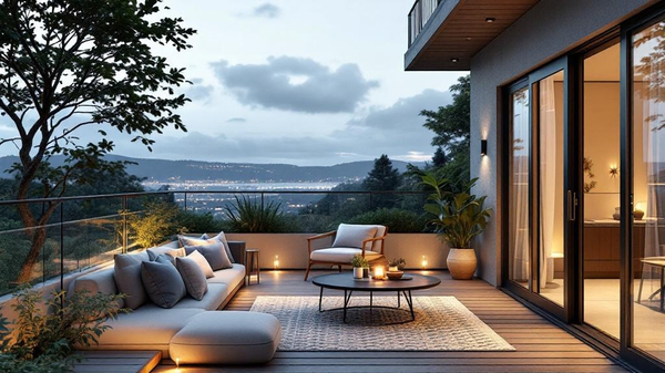 Scandinavian Balcony design