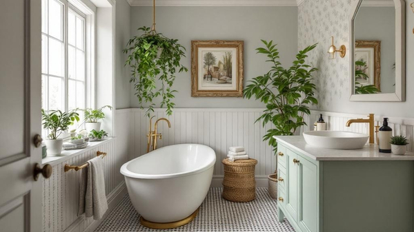 Shabby Chic Bathroom interior design