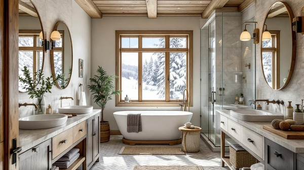 Ski Lodge Bathroom interior design