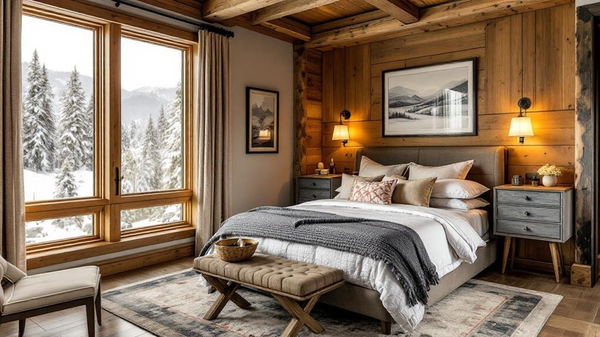 Ski Lodge Bedroom interior design