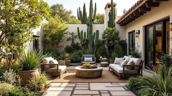 Southwestern Garden interior design