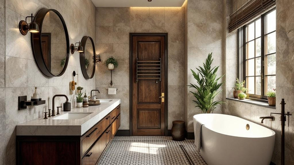Steampunk Bathroom interior design