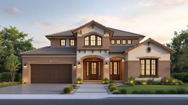 Tuscan House Exterior interior design