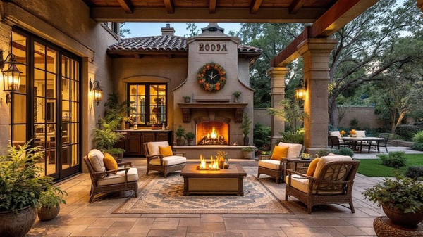 Tuscan Outdoor Patio interior design