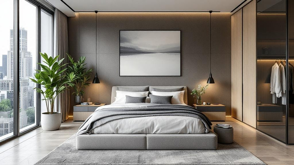 Urban Modern Bedroom interior design