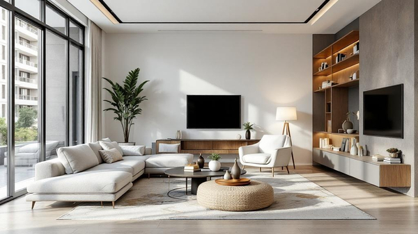 Urban Modern Living Room interior design