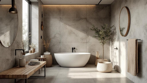 Wabi-Sabi Bathroom interior design