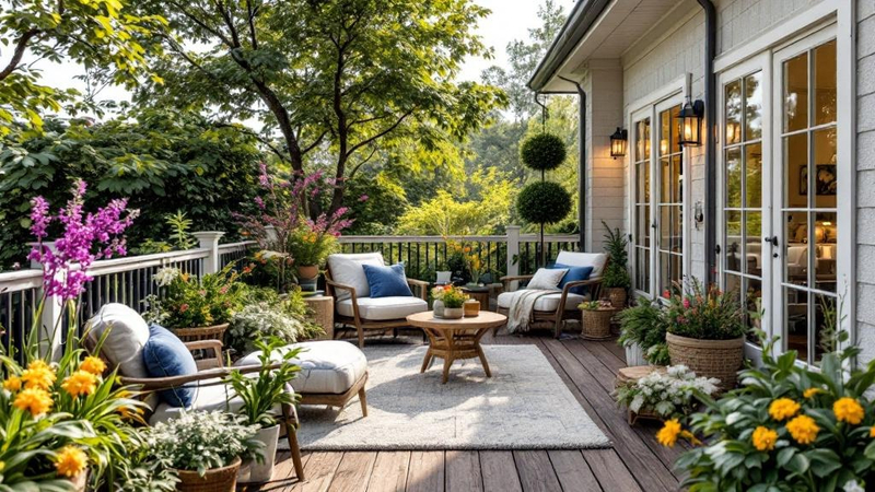 Cottagecore Balcony interior design example