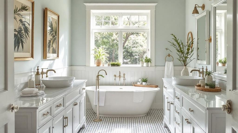 Cottagecore Bathroom interior design example