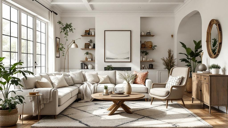 Cottagecore Living Room interior design example