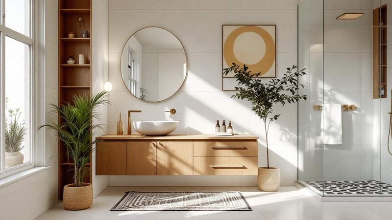 Mid-Century Modern Bathroom interior design example